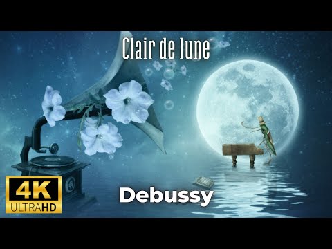 Debussy - Clair de lune (1 hour) Orchestra 4K