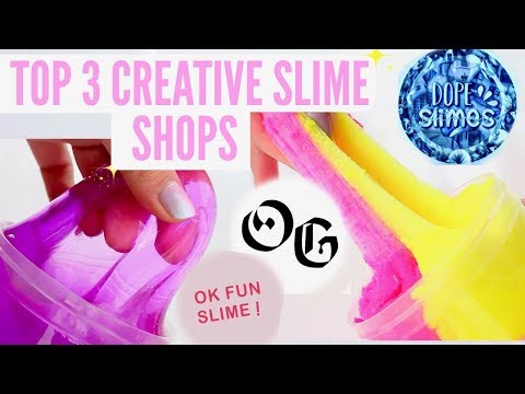 Top 3 Most Creative SLIME SHOPS // 100% HONEST Famous + Underrated Instagram Slime Shop Review!