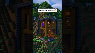 Minecraft Modern Mountain House 🏠 #minecraft