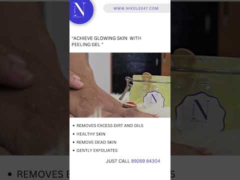 peeling gel for growing skin #nikolekozmetics #short_viral #yt_shorts