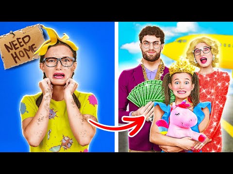 My Daughter Survives World's Richest Parents! Funny Relatable Situations by 123 GO!