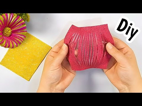 Make in 5 minutes! Bright Foam Flowers | easy Fomi Flowers