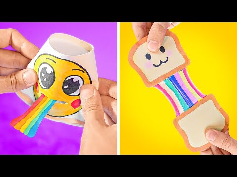 HOMEMADE FIDGET TOYS || Funny Craft Situations! by Imagine PlayWorld