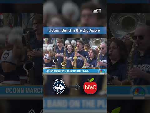 UConn pep band plays on the TODAY Show