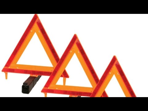 DOT 3 Emergency Reflective triangles