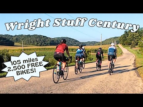 Wright Stuff Century Ride Benefiting Bikes For Kids WI - 105 miles in the Driftless!