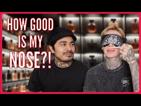 HUSBAND BLINDFOLD TESTS MY SNIFFING SKILLS