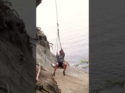 Secret Swing in La Jolla San Diego #Shorts #thingstodoinsandiego