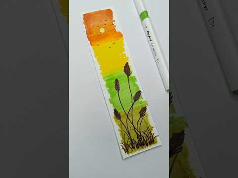 Bookmark With ohuhu Markers💐