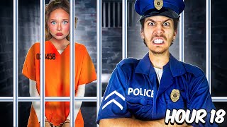 SURVIVING 24 HOURS IN JAIL w/ Zoe