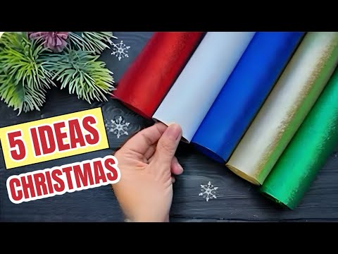 🔥🎄5 Ideas 🎄 Christmas Decorations DIY 🎄 Christmas Crafts 🎅 Christmas Ornaments