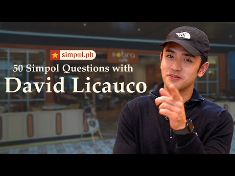 50 Simpol Questions with 'Pambansang Ginoo' David Licauco | Simpol.PH