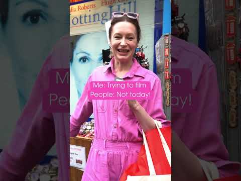 Filming in London’s busiest street market is a REAL struggle! 🥵😪😅#nottinghill #nottinghillcompany