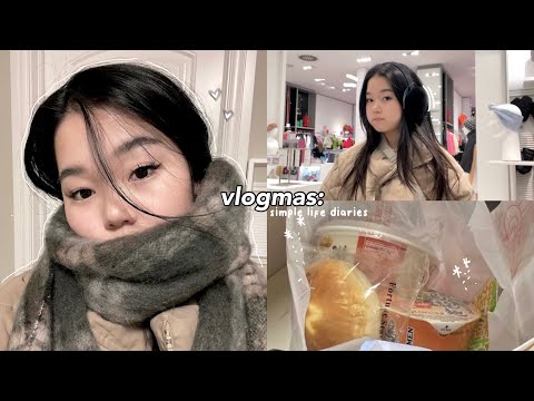 Vlogmas🌨️: Christmas market, gift shopping, final grades, movie night etc.