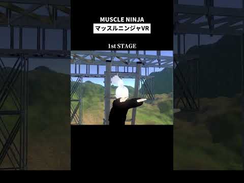 I totally geeked out on the trial version!【MUSCLE NINJA VR】#vrgame  #shorts