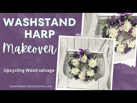 Washstand Harp Makeover