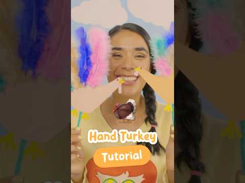 Easy DIY Thanksgiving Crafts! Follow the steps to make the 👏🦃Turkey! #shorts #easycrafts