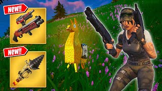 アプデで新武器きた！！『ロケットドリル』で資材掘り最速！？【フォートナイト/Fortnite】