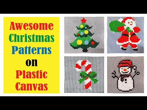 25+ Christmas Plastic Canvas Designs | @CraftStack