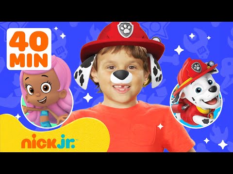 Junior Dress Up Party w/ PAW Patrol & Bubble Guppies! 🤩 | 40 Minute Compilation | Nick Jr.