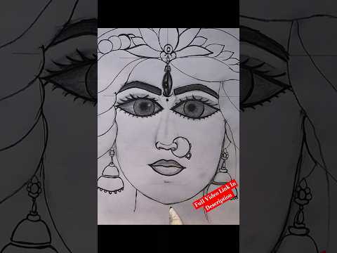 Beautiful Drawing of Maa durga #shorts #maadurga #art #viralvideo