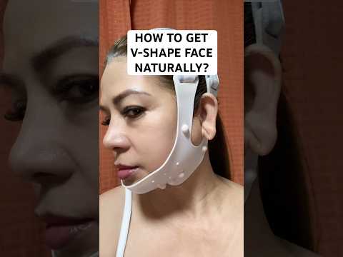 HOW TO GET V-SHAPE FACE NATURALLY? #short #vshape #howto #vshapeface #diy