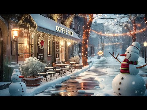 Relaxing Slow Jazz and Winter Ambience in the Cafe with Instrumental Smooth Jazz Music