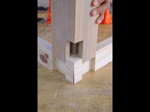 Build a STRONGER Woodworking Castle with Master Joints Technique? #shorts #woodworking