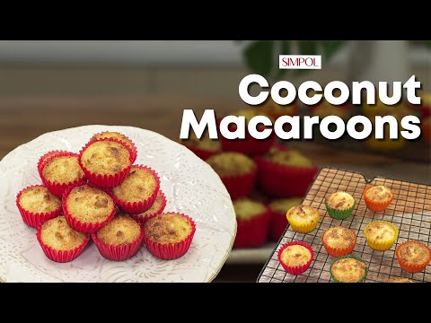 Homemade Coconut Macaroons: Easy Recipe | Chef Tatung