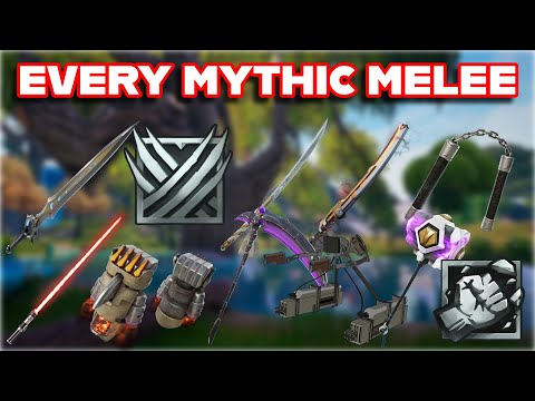 Ranking EVERY MYTHIC MELEE WEAPON In FORTNITE HISTORY From WORST To BEST