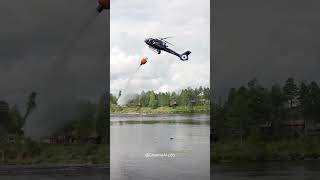 直升機空中放水！Helicopter Water Drop! #shortvideo #shorts #short