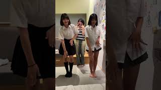 【即興ダンス】三姉妹でTikTokで流行ってる「さつまいもタイム」踊ってみた！#Shorts