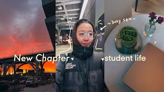 Study Vlog 📚 realistic finals week for an MBA student, NYC cafes, night routine, quality sister time