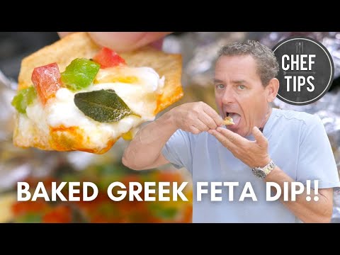 THIS IS THE BEST BAKED FETA DIP YOU'LL EVER EAT!! | Chef Tips