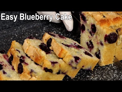 Blueberry Tea Time Cake recipe | Easy Homemade Blueberry Bread