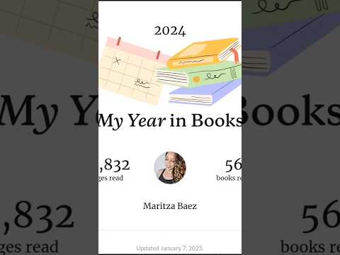 Here are the 56 books I read in 2024. #booktok #booktube