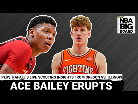 Ace Bailey's Big Night and Rafael Barlowe's Live Scouting Insights from Oregon vs. Illinois