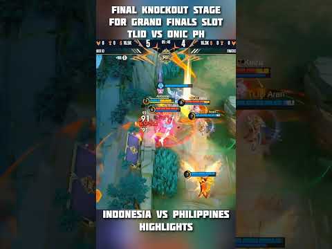 Final Knockout stage for Grand final Slot TLID VS ONIC PH  Game Highlights