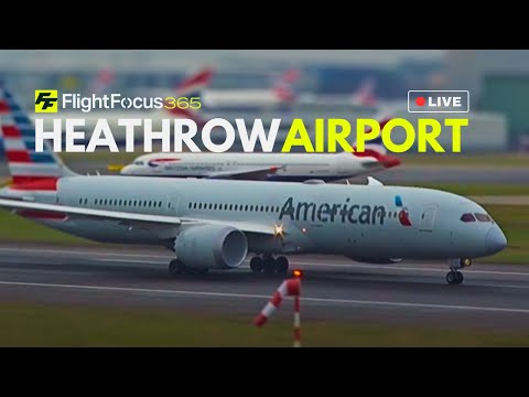 Heathrow Airport Live - Wednesday 22nd January 2025