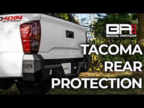 Toughen Up Your Tacoma | Rear Bumper Install For Body Armor 4x4 Bumper