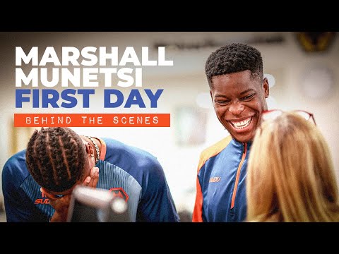 Marshall Munetsi's first day at Wolves!