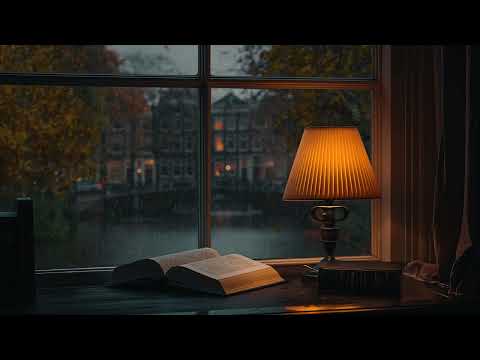 Rainy Night By Window - Relax Your Mind with Soft Rain and Nature Sounds