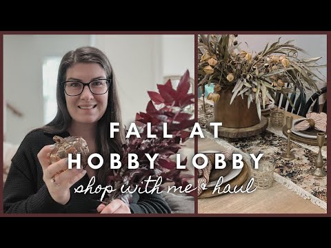 Fall at Hobby Lobby 2024 | shop with me & haul