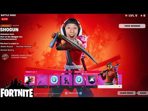 LIVE - FORTNITE CHAPTER 6 COUNTDOWN!   *V-BUCKS GIVEAWAY*