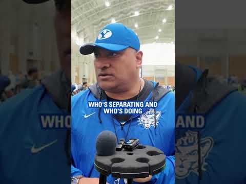 SPRING BALL SOUND BITES 🎙️ | Coach Sitake | #gocougs #byufootball