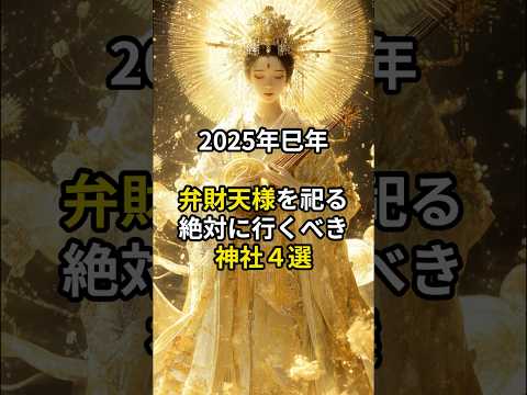 2025年巳年弁財天を祀る絶対に行くべき神社４選#shorts#スピリチュアル#神社#弁財天#巳年#2025年#PR