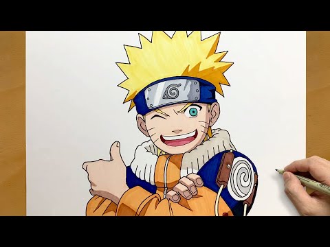 How to Draw Naruto Uzumaki Step by Step || Easy Naruto Drawing