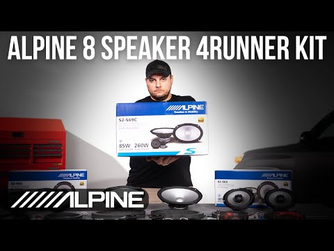 Alpine 8 Speaker Plug & Play Kit Install | 2010 - 2024 Toyota 4Runner