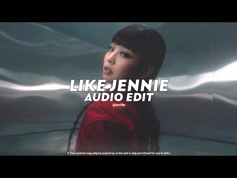 like jennie (tiktok version/spedup) || jennie [ edit audio ]