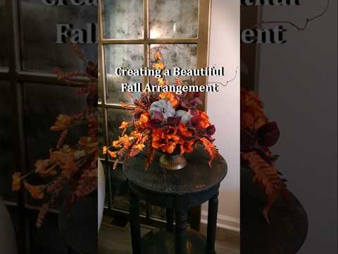 Creating a Beautiful Fall Arrangement  #fall #fall2024 #falldecor #falldecoratingideas